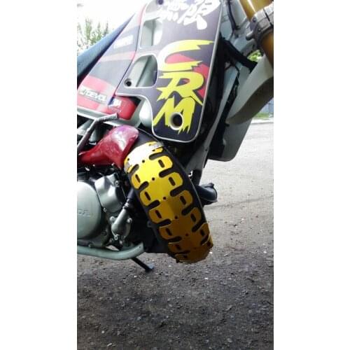 1 Pcs Aluminum Alloy Motorcycle Exhaust Shield Protector Cover For HONDA CRF450X CRF250X CRF250L CRF 450X/250LX/250L