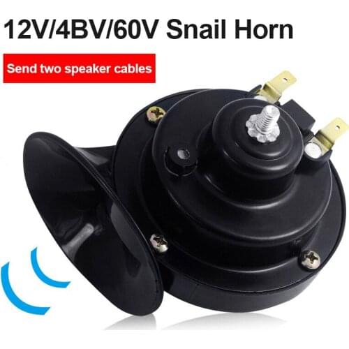 2pcs 110DB Car Snail Horn 12V Electric Loud Pressure Speaker Waterproof Snail Air Horn Car Motorcycle Accessories