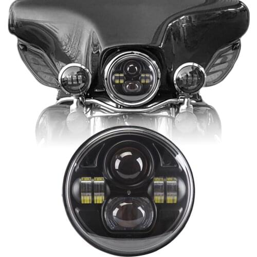 7 INCH 53W LED Headlight 4800LM H4 High Low Beam For Driving Lights For Wrangler JK TJ LJ Hummer Truck Motorcycle