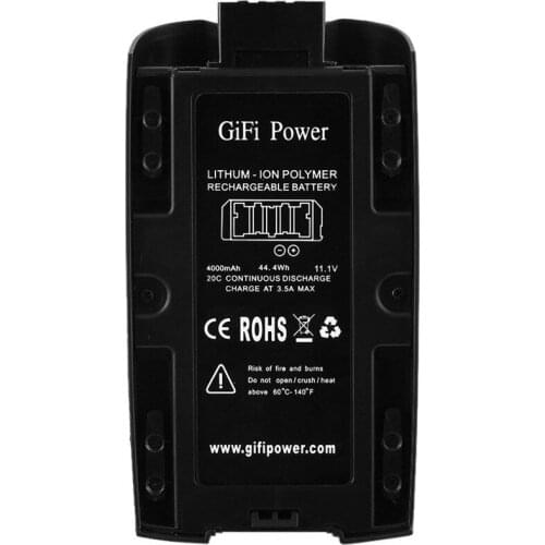 HIINST Power 4000mAh 44.4Wh 20C 11.1V LiPo Battery Rechargeable Battery for Parrot Bebop 2 RC Drone RC Parts Accessories parts