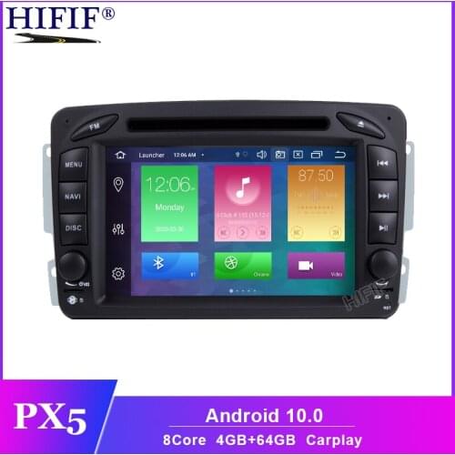 PX5 2DIN Android 10 Car dvd multimedia player radio For Mercedes Benz W209 W203 W168 ML W163 W463 Viano W639 Vito GPS Navigation