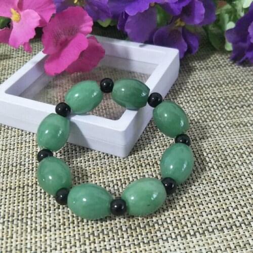 Natura Dongling Jade Lu lu tong Beads Jade Bracelet Jewelry Lucky Exorcise evil spirits Safety Amulet Jade Bracelet Fine Jewelry