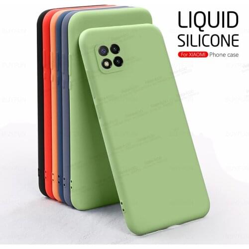 Redmi 9C Case Liquid Rubber Silicone Phone Cover For Xiaomi Redmi 9A Case Xiomi redmy 9 A C A9 C9 redmi9 redmi9c Redmi9A Coque