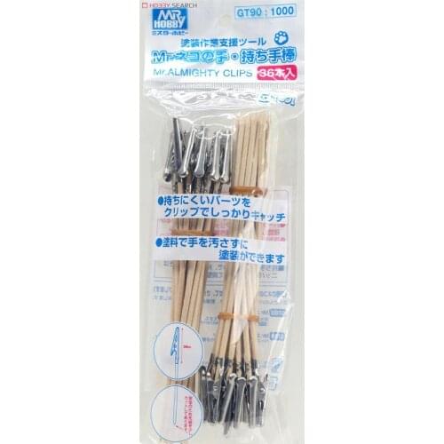 GSI Creos Mr.Hobby GT90 Mr. Almighty Clip Stick (36 Pieces/170mm)