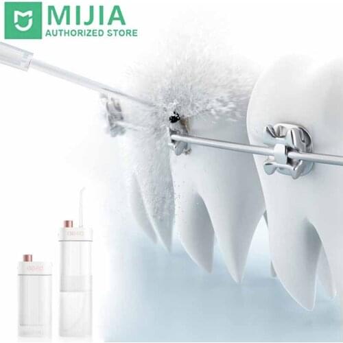 Xiaomi Dr.B F3 Oral Irrigator Dental Electric Pulsed Water Flosser Waterproof USB Rechargeable With Water Tank for Oral Hygiene