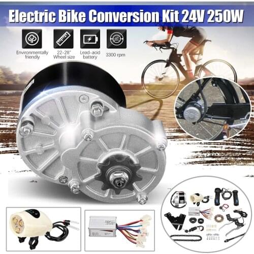 24V 250W DC Motor Regulator Motor Controller Bicycle Electric eBike Conversion Kit Accessories for 22-28 Electric Bicycle E-bike