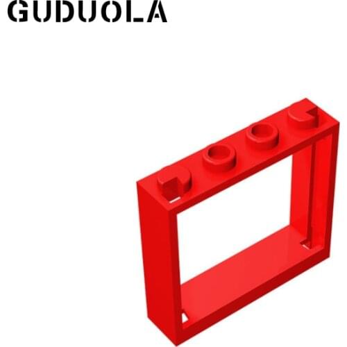 Guduola Window 1x4x3 (60594) Frames/Windows/Walls and Doors MOC Building Block Education DIY Toys Parts 20pcs/LOT