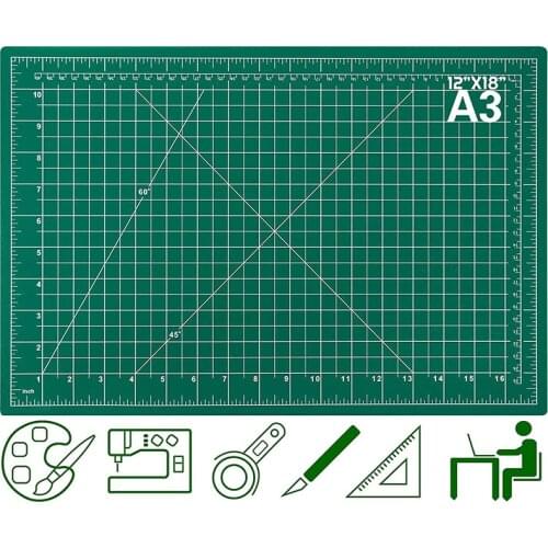 A3 A4 PVC Cutting Mat Cutting Pad Patchwork Cut Pad Patchwork Tools Manual DIY Tool Cutting Board Double-sided Self-healing