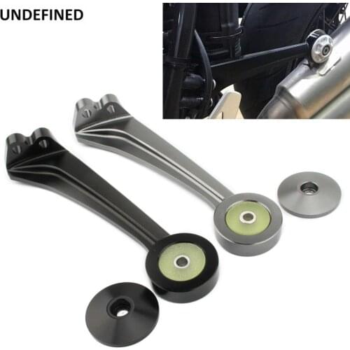 RNineT Exhaust Muffler Pipe Bracket Mount Holder Accessories for BMW R Nine T R9T 2014-2020 2019 2018 2017 2016 2015 Black