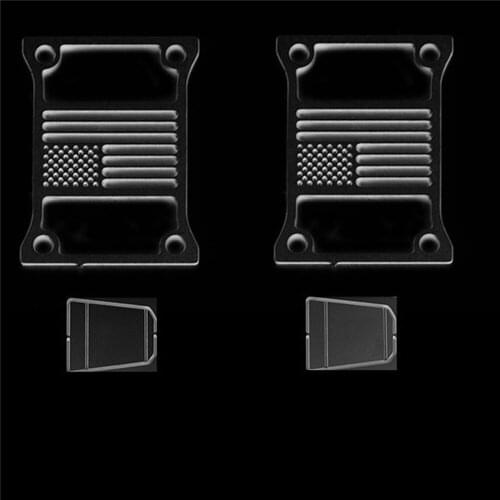 Metal Rear Tail Light Lamp Cover Trim For AXIAL SCX10 III JEEP RC Model Car Simulation Parts