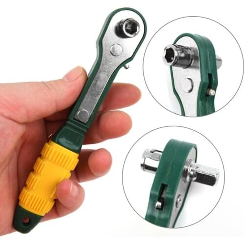 Mini 1/4 Screwdriver Rod Adjustable Fast Ratchet Wrench Quick Socket Wrench Tools Universal Grip Wrench