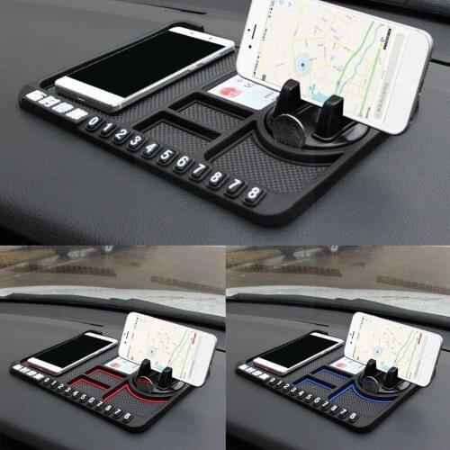 Multifunctional Car Anti-Slip Mat Auto Phone Holder Mount Mat Slip Slide Car Non Anti Phone Silicone Dashboard Pad Dash Sti H2O6
