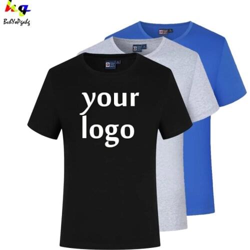 Mens T-shirt design/customization logo printing logo picture text T-shirt ladies summer casual top