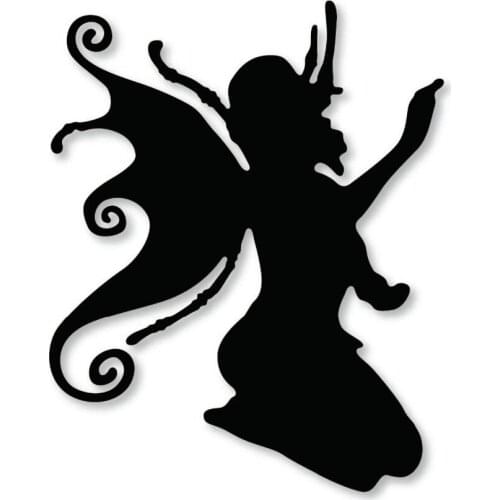 New Crafts Scrapbook Cutting Dies Praying flower fairy 10*8cm Metal Steel Knife Mold Stencil For DIY Embossing Paper/photo Cards