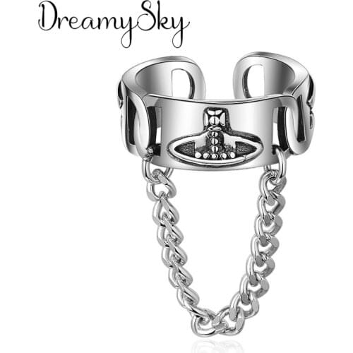 Charming Open Planet Ring for Women Vintage Boho Party Rings Gothic Punk Jewelry Gifts for Girls 2021