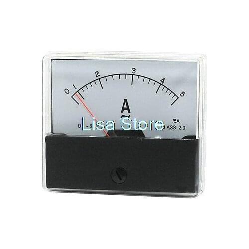 AC 0-5A Class 2.0 Accuracy Current Testing Panel Meter Ammeter Gauge AMP