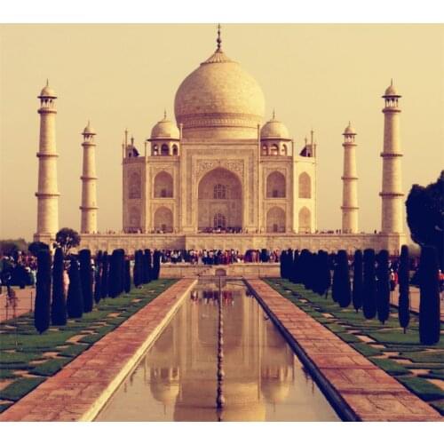 Christmas gift 17008 20006 6634Pcs World Famous Architecture Taj Mahal Model Building Blocks Bricks Educational Toys for Kids