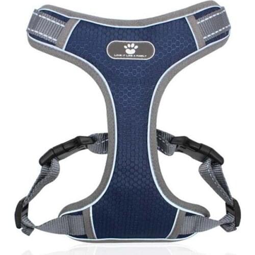 Pet traction leash vest type explosion-proof big dog pet chest strap reflective dog leash 1pcs