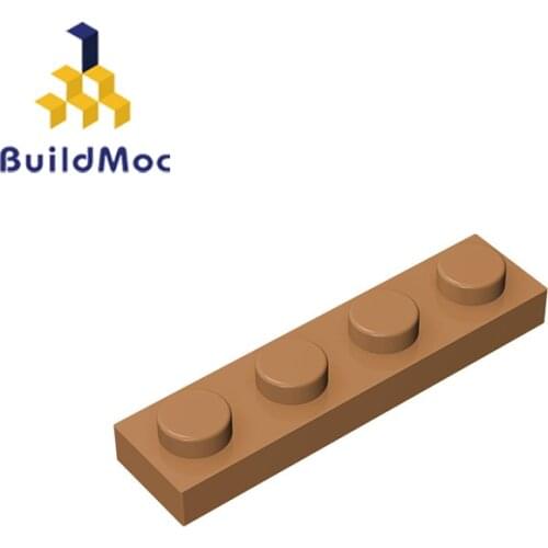 BuildMOC Assembles Particles Plate 3710 1x4 For Building Blocks Parts DIY enlighten block bricks Educational gift Toys