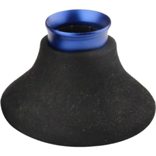 Style Ocean Fishing Rod Holder Belly Top Cone Shape Soft Rubber EVA Aluminum Alloy Pole Support Tools For Boat 1PCS