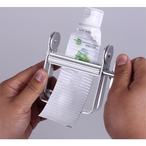 Stainless Steel Toothpaste Squeezer Roller Oil Paint Extruder Oil Paint Hair Color Dye Cosmetics Tube Wringer Bathroom Tools