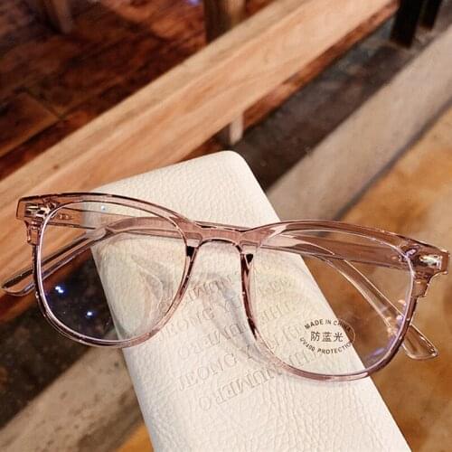 YCCRI 2020 Anti-Blue Light Glasses Frame Women Fashion Eyewear Frame Computer Eyeglasses Vintage Spectacles Transparent Frames