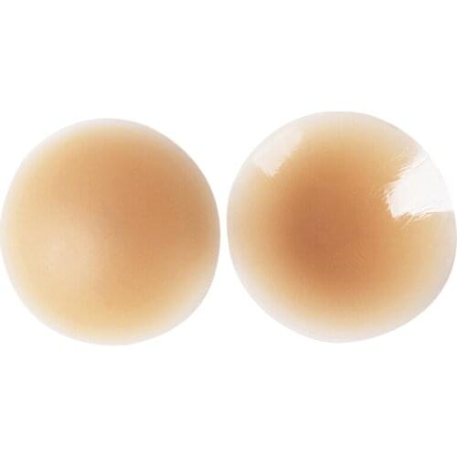 1 Pair Self Adhesive Silicone Pasties Reusable Invisible Breast Nipple Cover 7cm/8cm Personal Health Care for wedding ,gowns EK