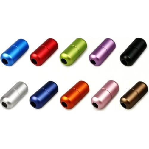 2pcs Aluminum Men Women Shoelace Buckle Metal Lace Shoelaces Lock Kids and Adult No Tie Lazy Laces Capsules Buckle Accessories