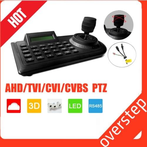 3D 3 Axis PTZ Joystick PTZ Controller Keyboard RS485 PELCO-D/P W/LCD Display For Analog Security CCTV Speed Dome PTZ Camera