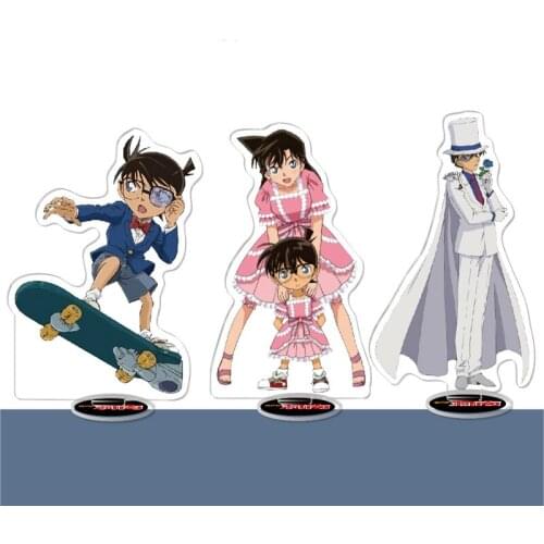 Anime Case Closed Figure Conan Haibara Ai Mouri Ran Action Figures Acrylic Stand Model Toy Decoration Anime Lovers Birthday Gift