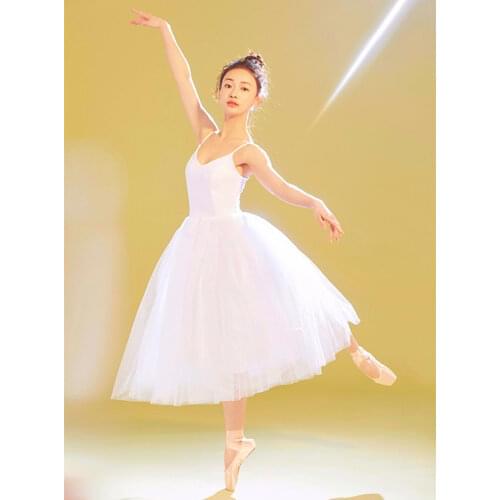 Ballet skirt adult new professional ballet suspenders practice clothes dance gauze skirt costumes