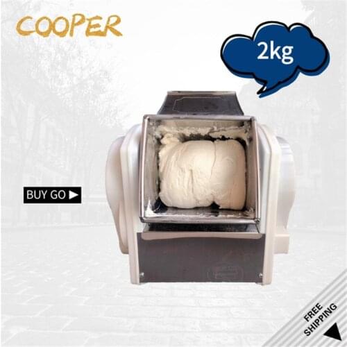 Free Shipping 2-6kg Commercial Dough Mixer Small Commercial Dough Mixer Domestic Stainless Steel Automatic Dough Mixer