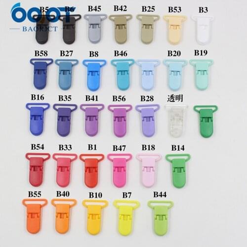 Color pacifier clip baby pacifier anti-drop strap Teether DIY pacifier anti-drop clip Duckbill clip 25mm