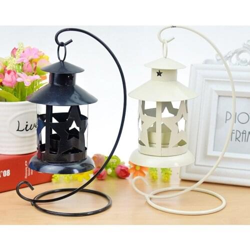 European Five-pointed Star Candlestick Moroccan Vintage Wedding Products Creative Household Crafts Tabletop Home Decor