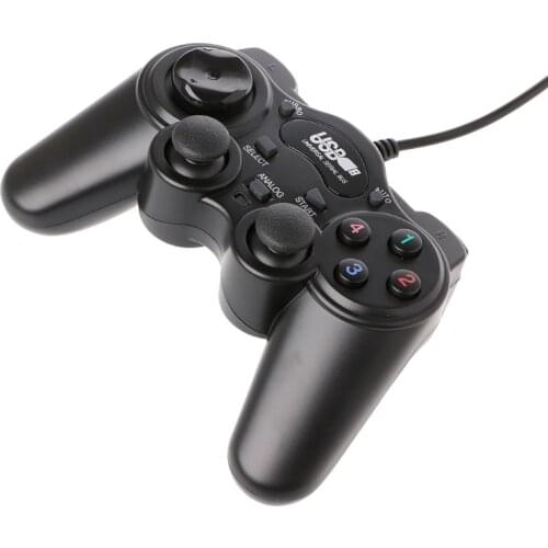 USB 2.0 Gamepad Gaming Joystick Wired Game Controller For PC Computer Laptop