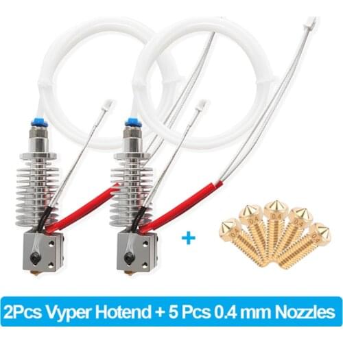 3D Printer Head for Anycubic Vyper 24V Heater with Hotend Heat Sink 3D Print Parts Long-distance J-Head Extruder 0.4mm Nozzle