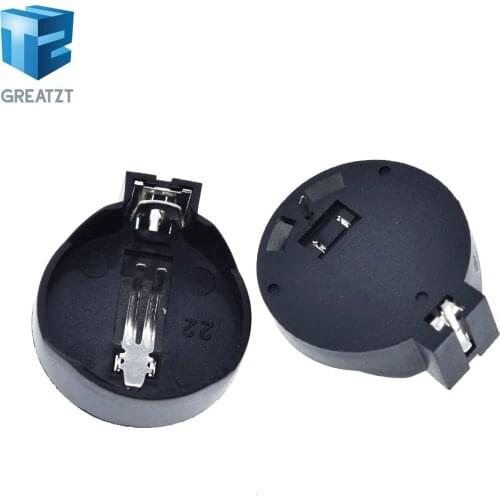 GREATZT 10PCS Battery Button Cell Holder Socket Case CR2032 cr2032 battery holder 2032