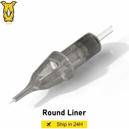 JOSI Tattoo Needles 20pcs Disposable Sterilized Safety 0.3mm 0.35mm Round Liner RL Cartridge Tattoo Needle