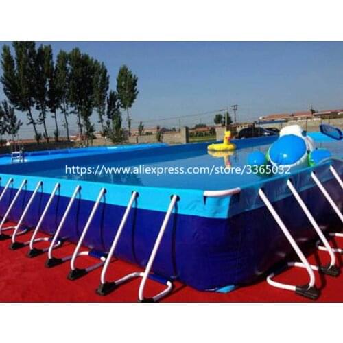 Customized stainless steel swimming pool, intex swimming pool metal frame