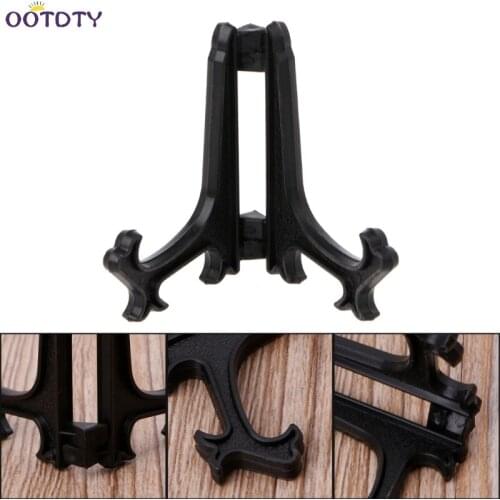 Collectibles Mini Black Plastic Coin Medal Gem Badge Golf Balls Post Card Easels Coin Display Stand Display Plate Holders