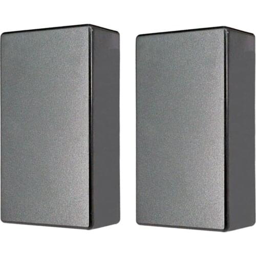 2 PCS Durable Sealed Closed Guitar Pickup Cover Stringed Instruments Electric Guitar Replacement Cover Black