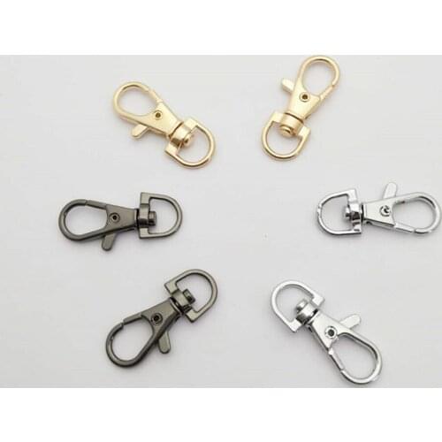 Metal Swivel Trigger Lobster Clasp Snap Hook Key Chain Ring Lanyard Bag Strap Diy Outdoor Backpack Bag Carabiner Accessories