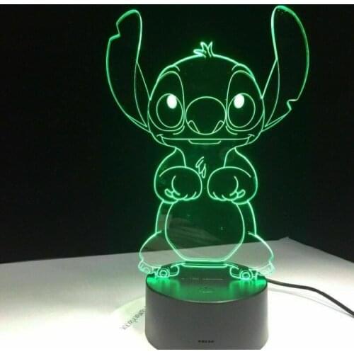 Cartoon Cute 5V 0.5W USB Warm Light Animal Print 3D LED Night Light Home Decorative Table Lamp 3D Night Lamp Kids Toy Gift