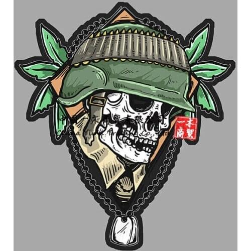 Sticker Us Army Soldat Vietnam Armee Americain Usa Autocollant