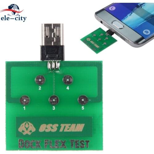 New U2 Dock Flex Battery Charging Port Test Board for iPhone iPad with Light-ning Port for Android Phones Tablets Micro USB Port