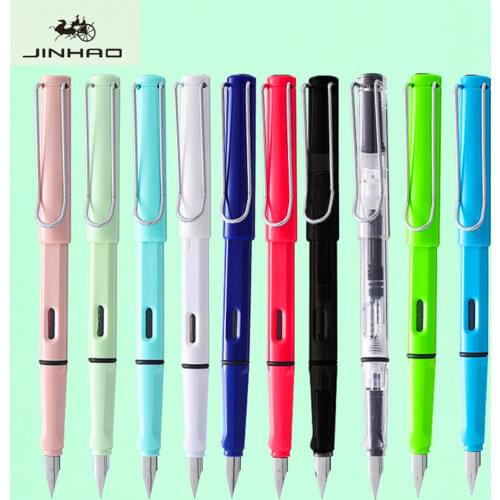 New Listing luxury quality Jinhao 777 Fashion Various colors student Office Fountain Pen School stationery Supplies ink pens