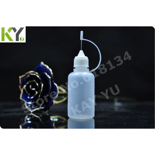 Wholesale Free shipping--30ml PE needle cap bottle Plastic Dropper Bottles NEW LDPE for 1700pcs By FedEx