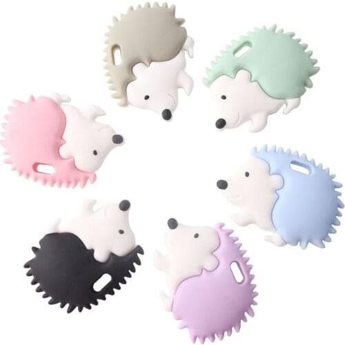 5PCS/10PCS Baby Teether Food Grade Silicone Teether DIY Stroller Chain Accessories Cute Stroller Accessories