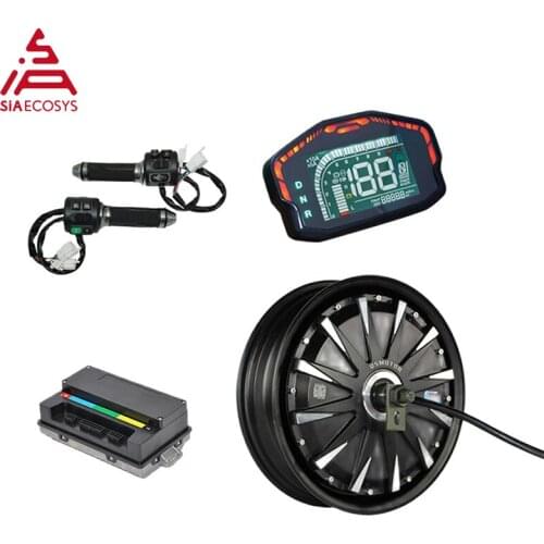 QSMOTOR 12x2.5inch 1500W 72V 55kph Hub Motor with EM50SP controller and kits for Electric Scooter