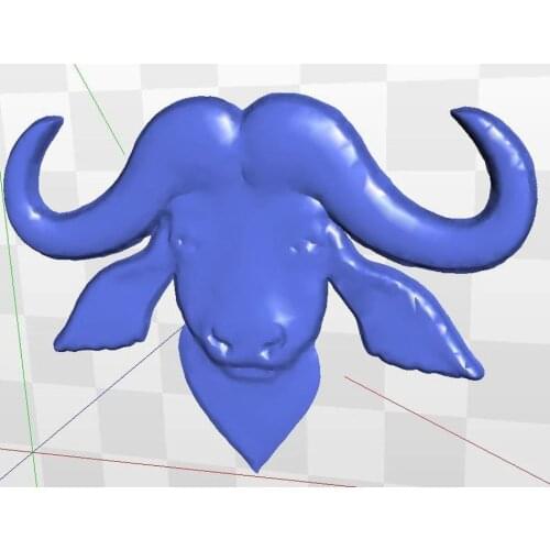 Buffalo_1 relief 3d model for cnc in STL file